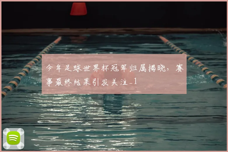 今年足球世界杯冠军归属揭晓，赛事最终结果引发关注_1