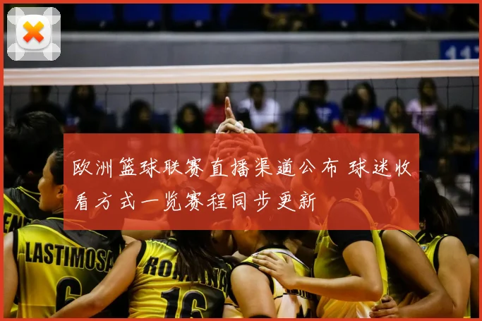 欧洲篮球联赛直播渠道公布 球迷收看方式一览赛程同步更新